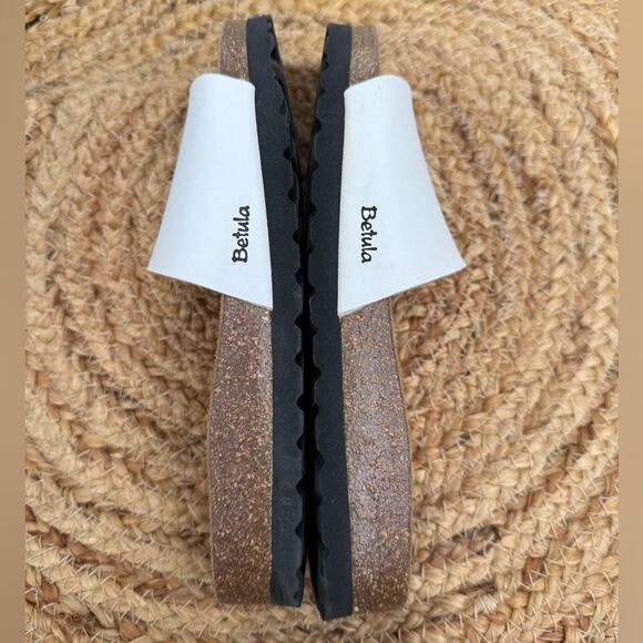 Betula by Birkenstock Sz 37 Women’s US 6 Slip On Sandals White - Picture 4 of 6